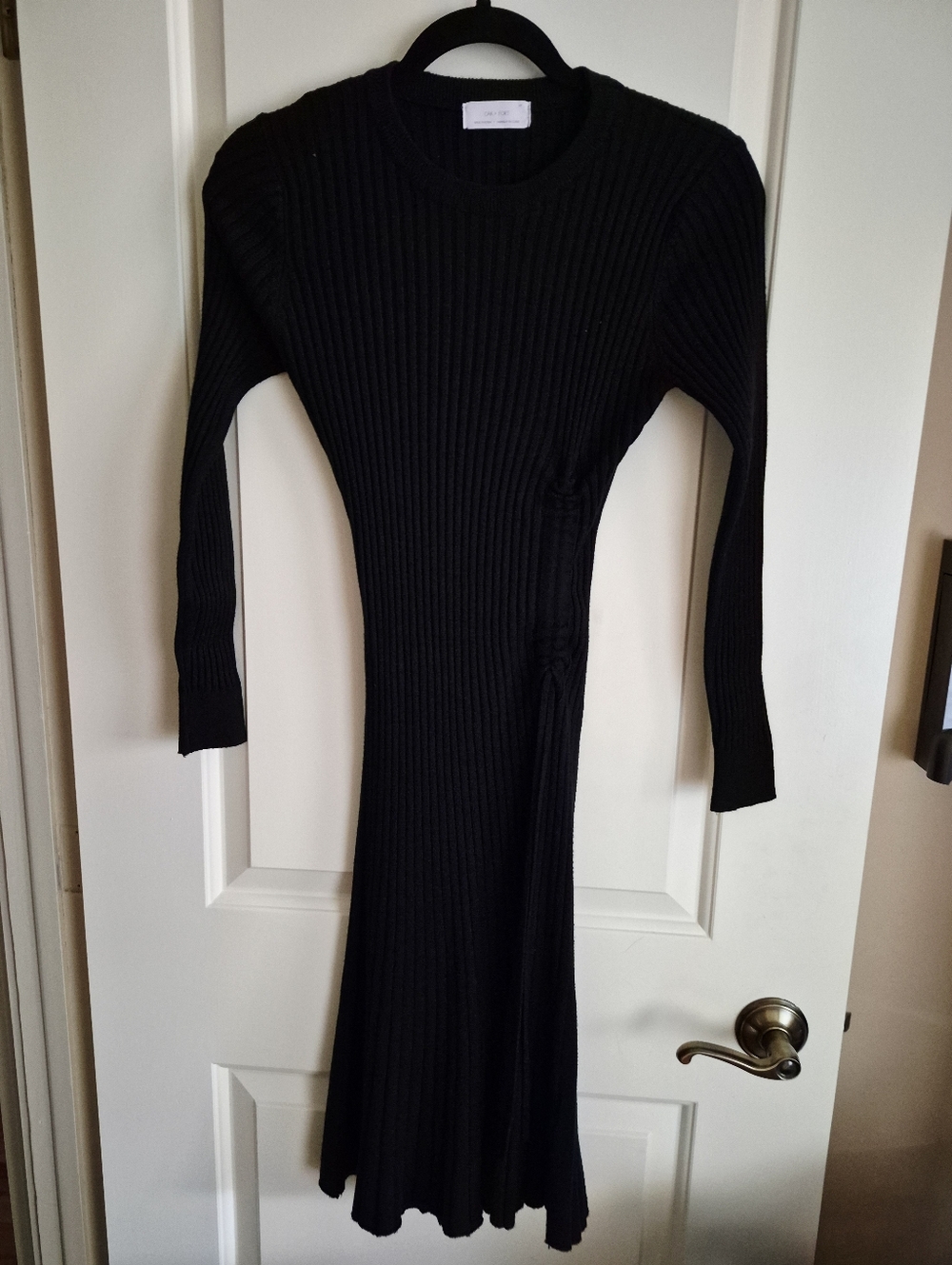 34 NWOT Black Ribbed Dress | Oak & Fort